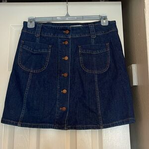 Denim skirt. Madewell